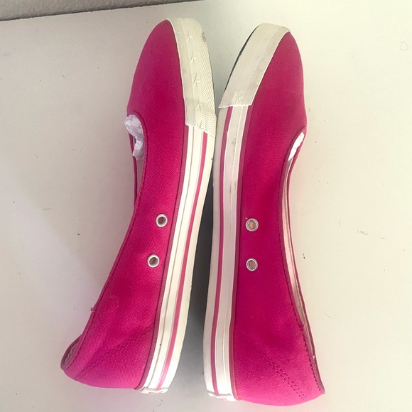 CONVERSE One Star woman’s pink canvas slip on shoes size 10 - Picture 8 of 11